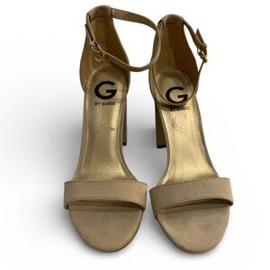 G by Guess Women's Tan Heeled Sandals